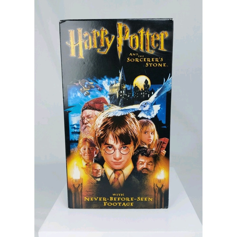 Harry Potter And The Sorcerer's‎ Stone VHS Tape 2001 Warner Bros *Untested